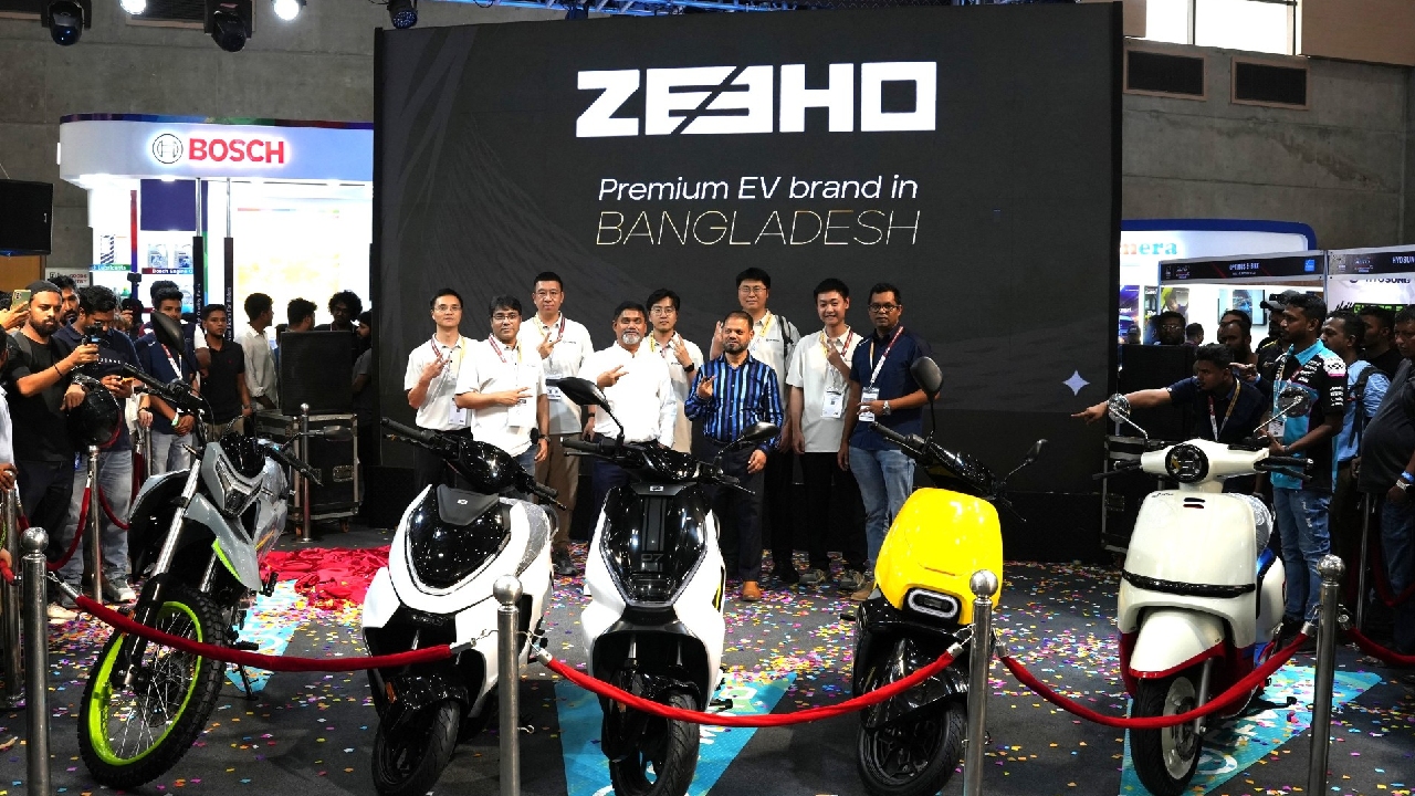 ঢাকা বাইক শোতে ই-বাইক ব্র্যান্ড ‘জিহো’র যাত্রা শুরু