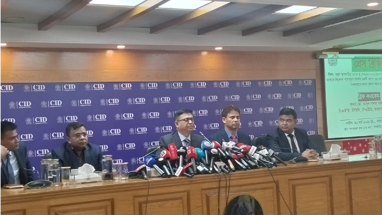 এমটিএফই প্রতারণা: পাচার হওয়া ৪৪ কোটি টাকা উদ্ধার করেছে সিআইডি
