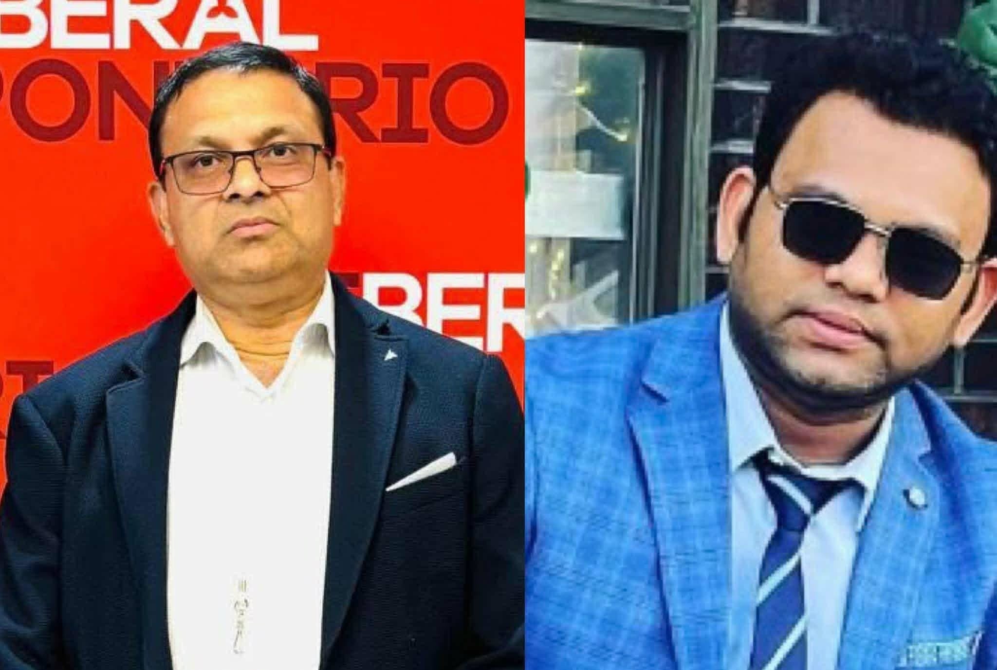 অন্টারিও লিবারেল স্কারবোরো রাইডিংয়ের প্রেসিডেন্ট ও সেক্রেটারি হলেন দুই বাংলাদেশি কানাডিয়ান