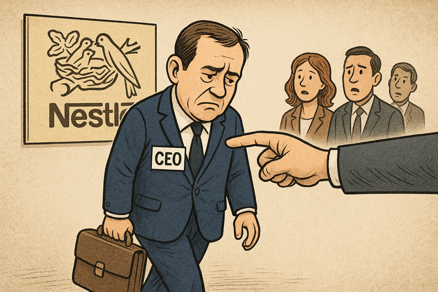 সহকর্মীর সঙ্গে রোমান্স, বরখাস্ত নেসলের প্রধান নির্বাহী