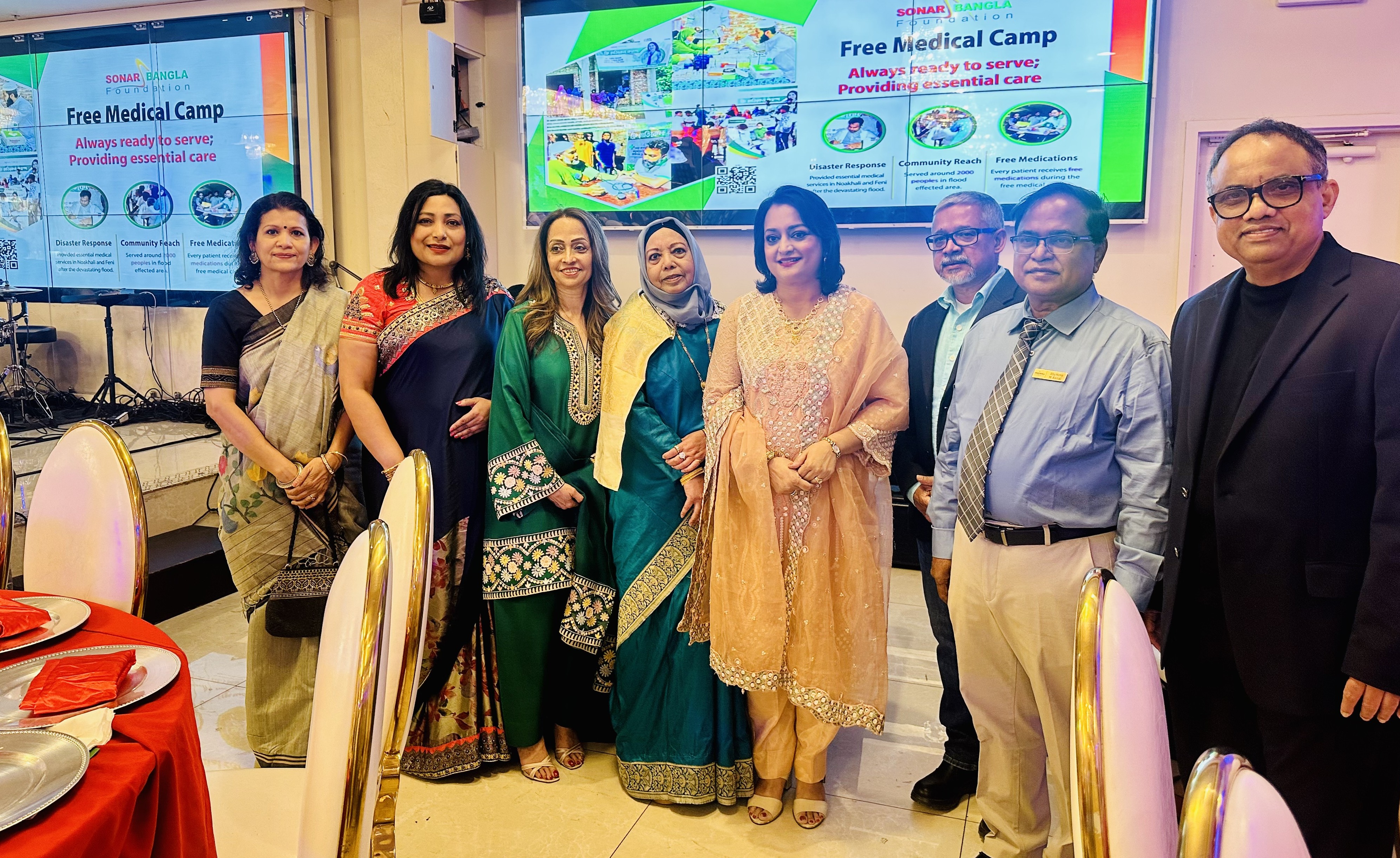 সোনার বাংলা ফাউন্ডেশনের ডায়ালাইসিস ফান্ডরাইজিং অনুষ্ঠানে আমরা