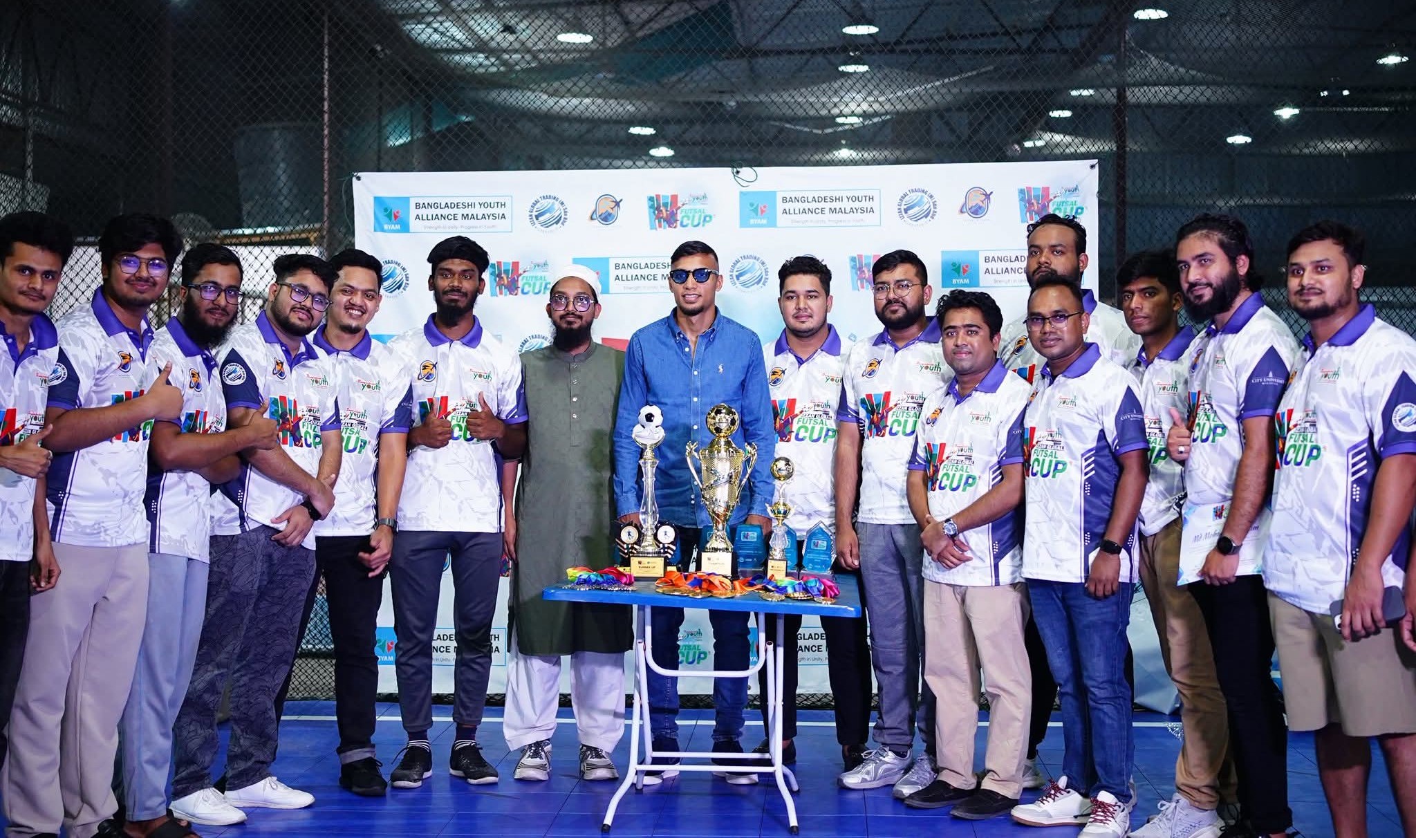 মালয়েশিয়ায় বাংলাদেশি শিক্ষার্থীদের ১০ দলের ফুটসাল টুর্নামেন্টে চ্যাম্পিয়ন আইআইইউএম