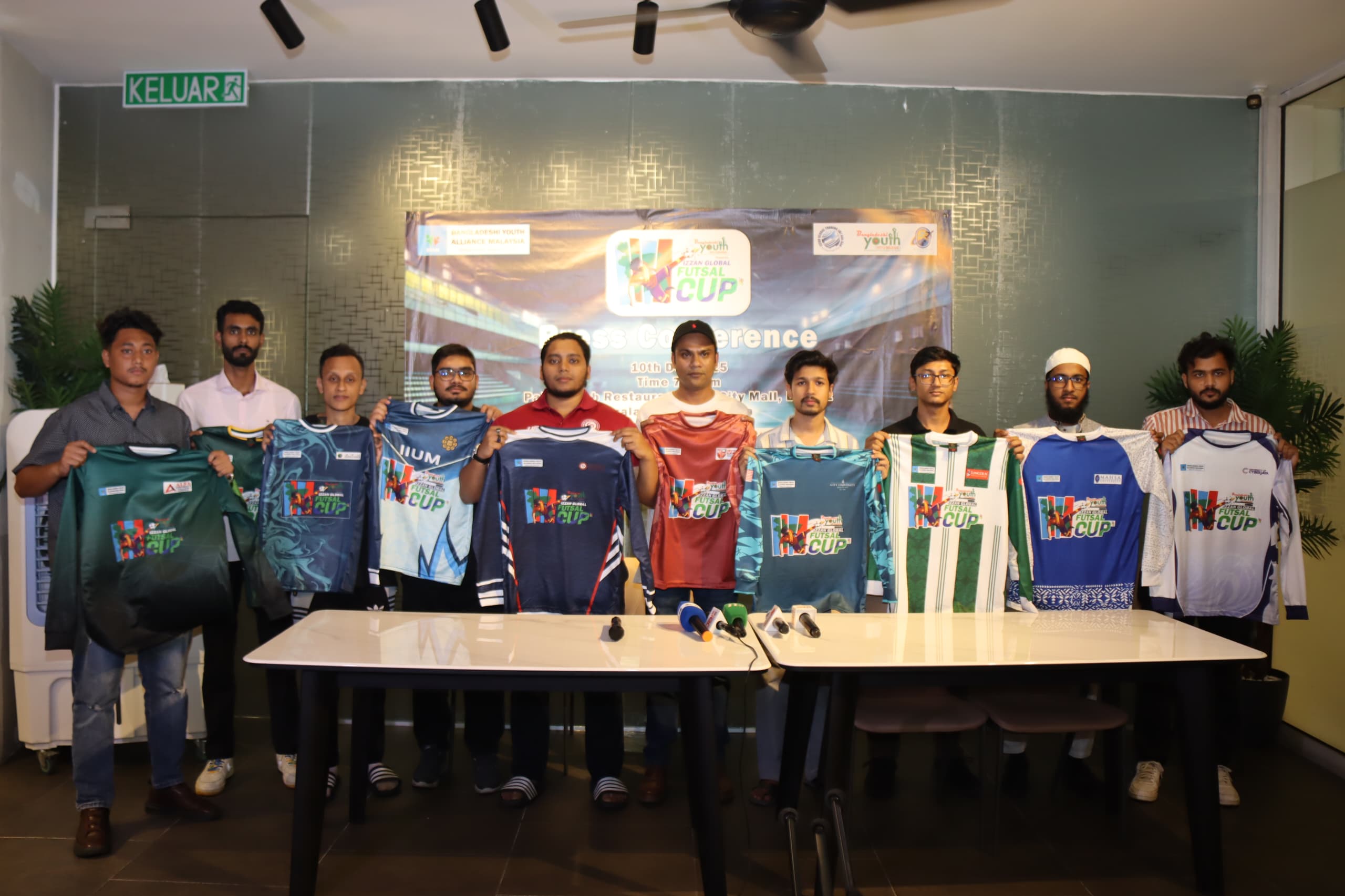 মালয়েশিয়ায় বাংলাদেশি শিক্ষার্থীদের ফুটসাল টুর্নামেন্ট ২১ ডিসেম্বর