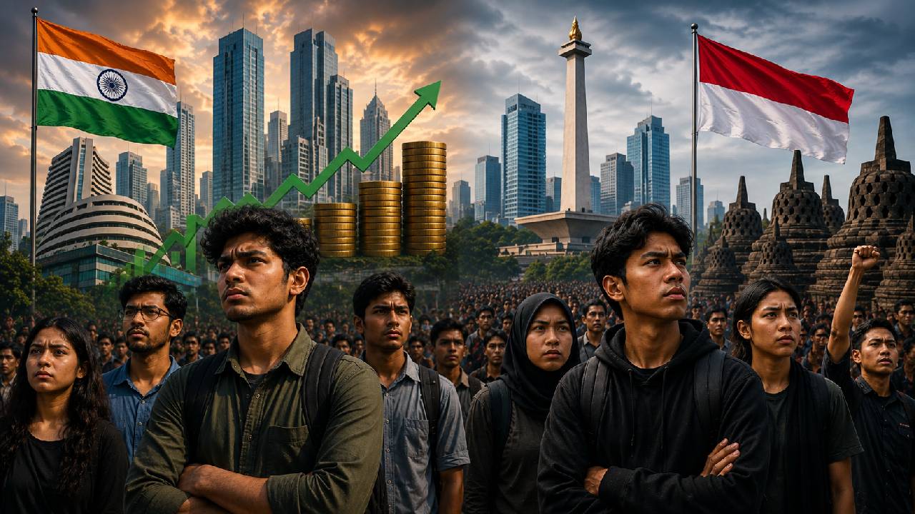 অর্থনীতি বাড়লেও কেন ক্ষুব্ধ ভারত-ইন্দোনেশিয়ার জেনজিরা?