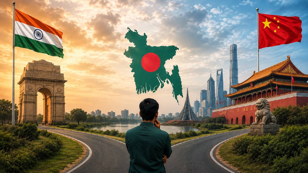 ভারতের সঙ্গে সম্পর্ক উন্নয়ন নাকি চীনের সহযোগিতা, কোন পথে বাংলাদেশ?