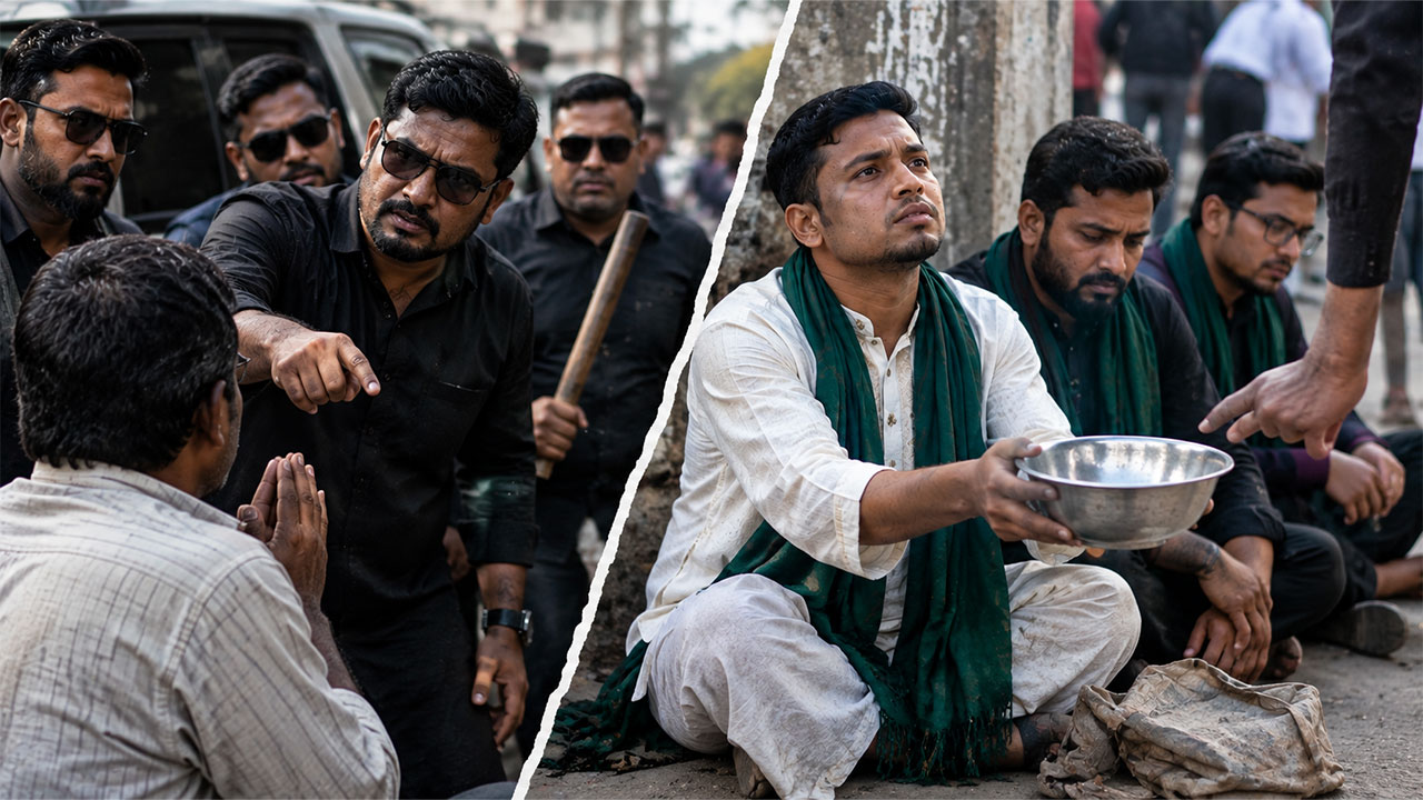 চাঁদা বনাম ভিক্ষা