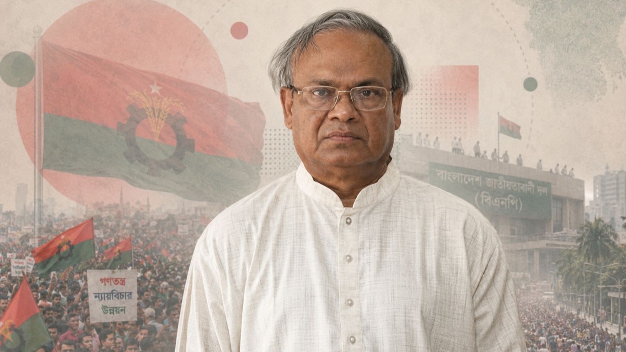 বিএনপির ভারপ্রাপ্ত মহাসচিব রুহুল কবির রিজভী। ছবি: চরচা