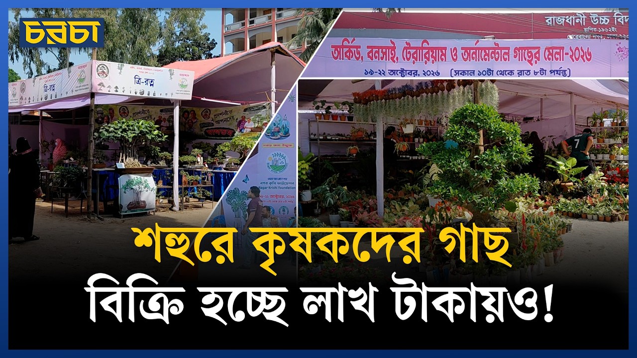 অর্কিড, বনসাই, টেরারিয়াম–বিচিত্র সব গাছের মেলা রাজধানীতে