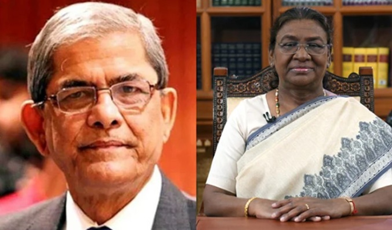 মির্জা ফখরুল ইসলাম আলমগীরকে ভারতের রাষ্ট্রপতির অভিনন্দন