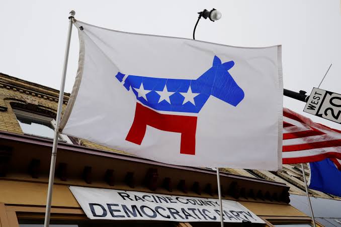 ডেমোক্র্যাটদের নির্বাচনী প্রতীক। ছবি: রয়টার্স