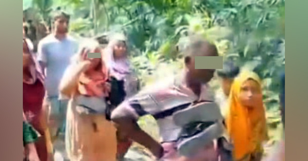 এক নারী ও গ্রাম পুলিশকে বেঁধে নির্যাতনের অভিযোগ
