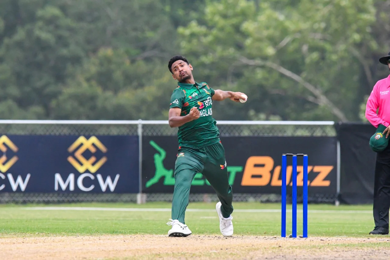 এশিয়ান গেমসের দুই ম্যাচে ৭ ওভারে ৮৪ রান দেন মোস্তাফিজুর রহমান । ছবি : যুক্তরাষ্ট্র ক্রিকেট বোর্ড