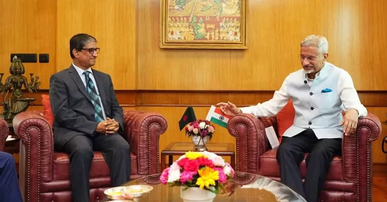 জয়শঙ্করের সঙ্গে বাংলাদেশের হাইকমিশনার হামিদুল্লাহর বিদায়ী সাক্ষাৎ