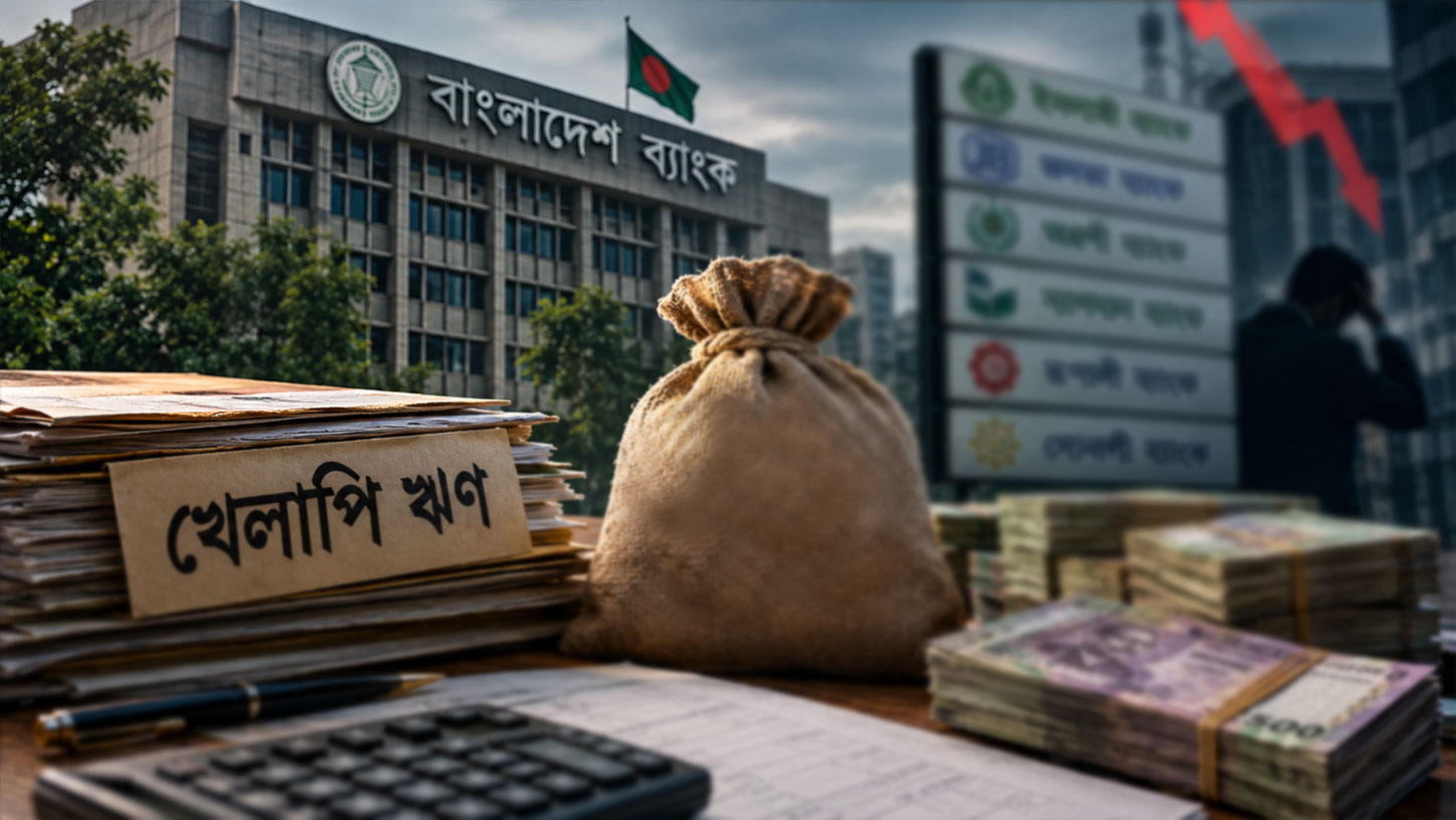 খেলাপি ঋণে জর্জরিত  ৬ ব্যাংক: কাকে ডোবাচ্ছে কে?