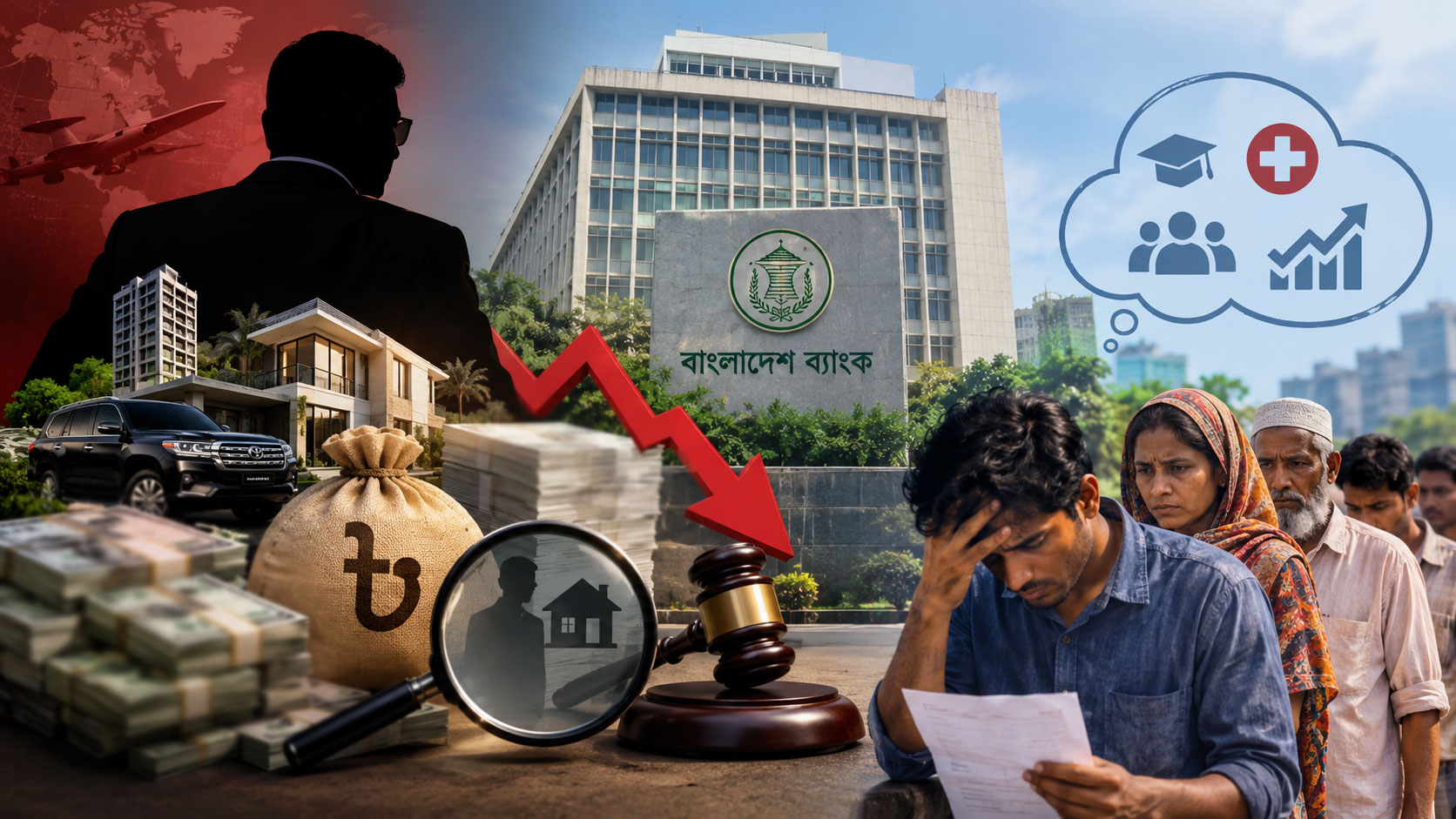 জনগণ কি ‘গৌরী সেন?’, ব্যাংক লুটের দায় কেন তারা নেবে?