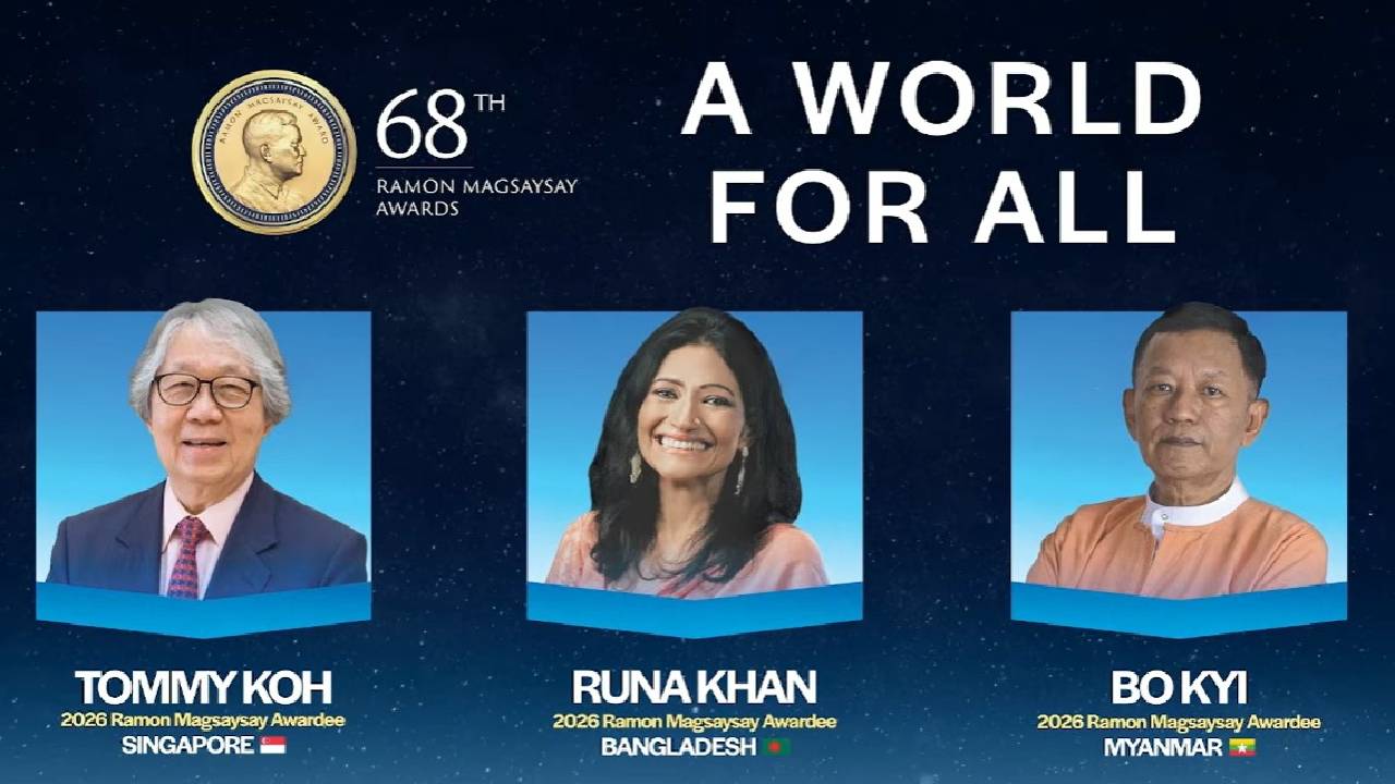 র্যামন ম্যাগসাইসাই পুরস্কার পেলেন বাংলাদেশের রুনা খান