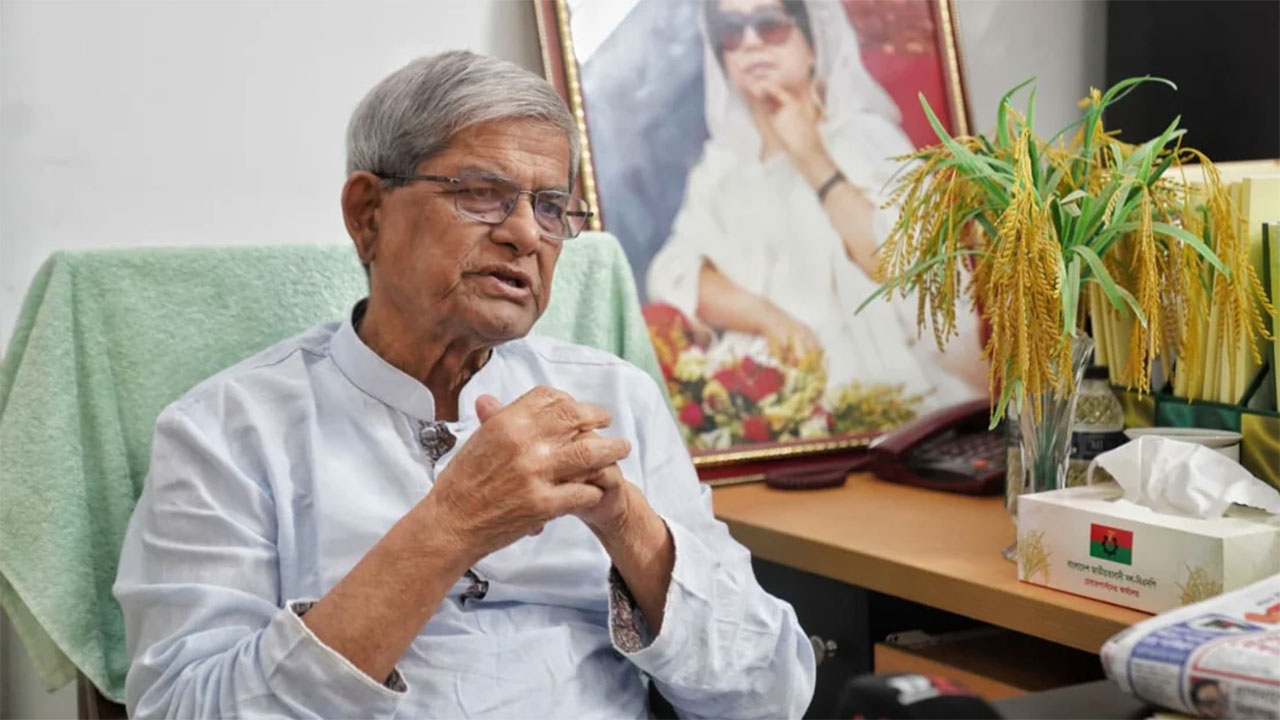 মির্জা ফখরুল ইসলাম আলমগীর। ফাইল ছবি