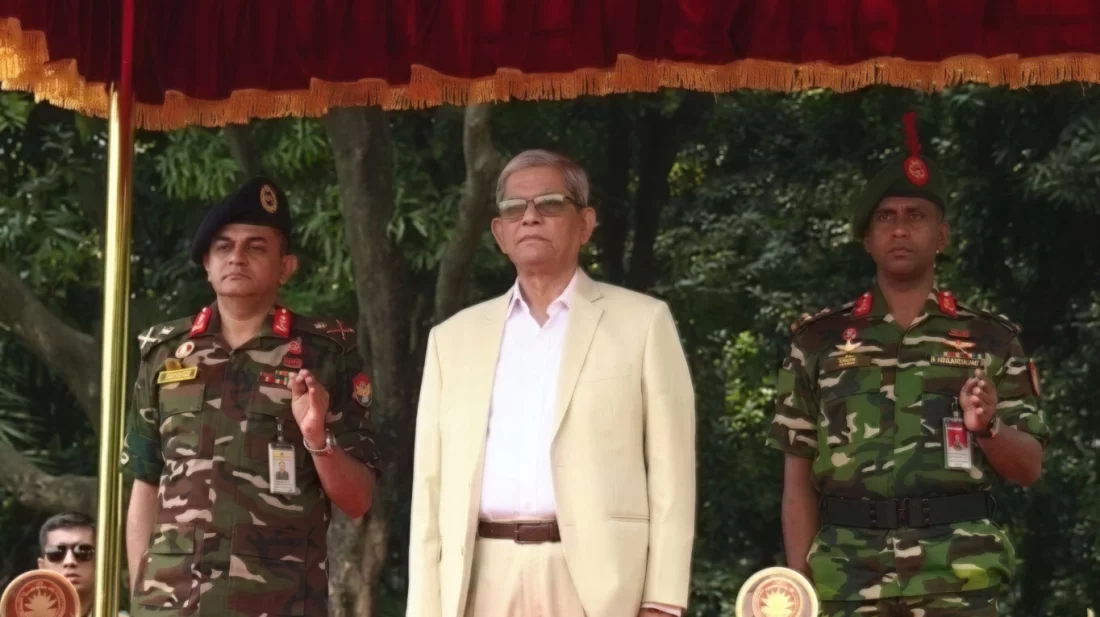 mirza fokhrul at bangabhabon