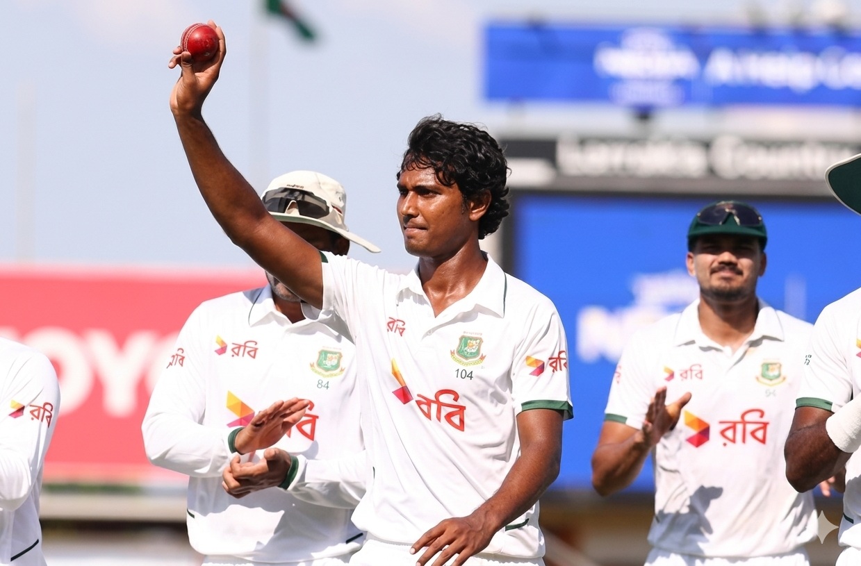 নাহিদের শূন্যতা ভুলিয়ে হাসান মাহমুদের সুইং–জাদু
