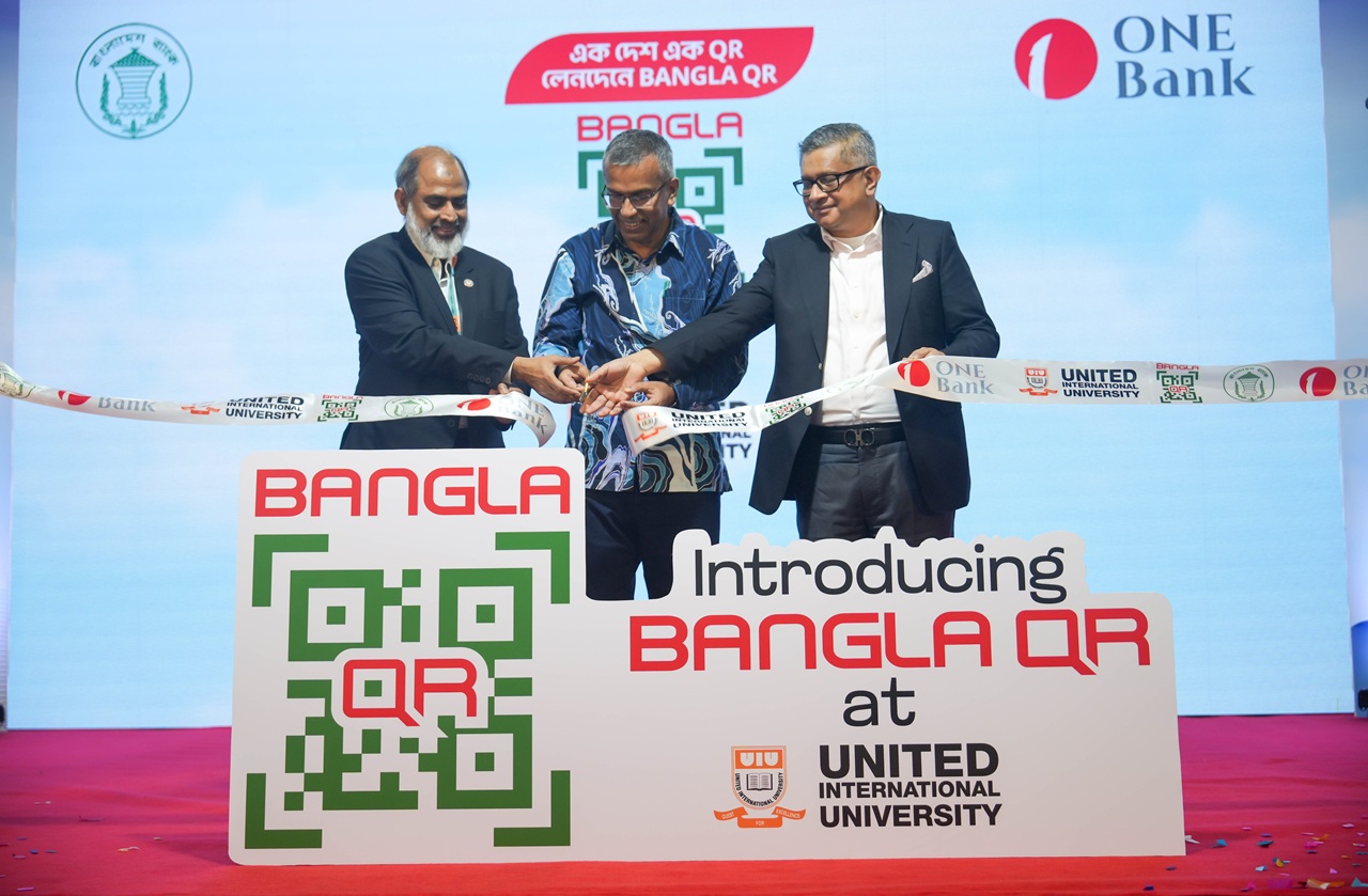 ইউআইইউতে ওয়ান ব্যাংকের ‘বাংলা কিউআর’ পেমেন্ট সেবার উদ্বোধন