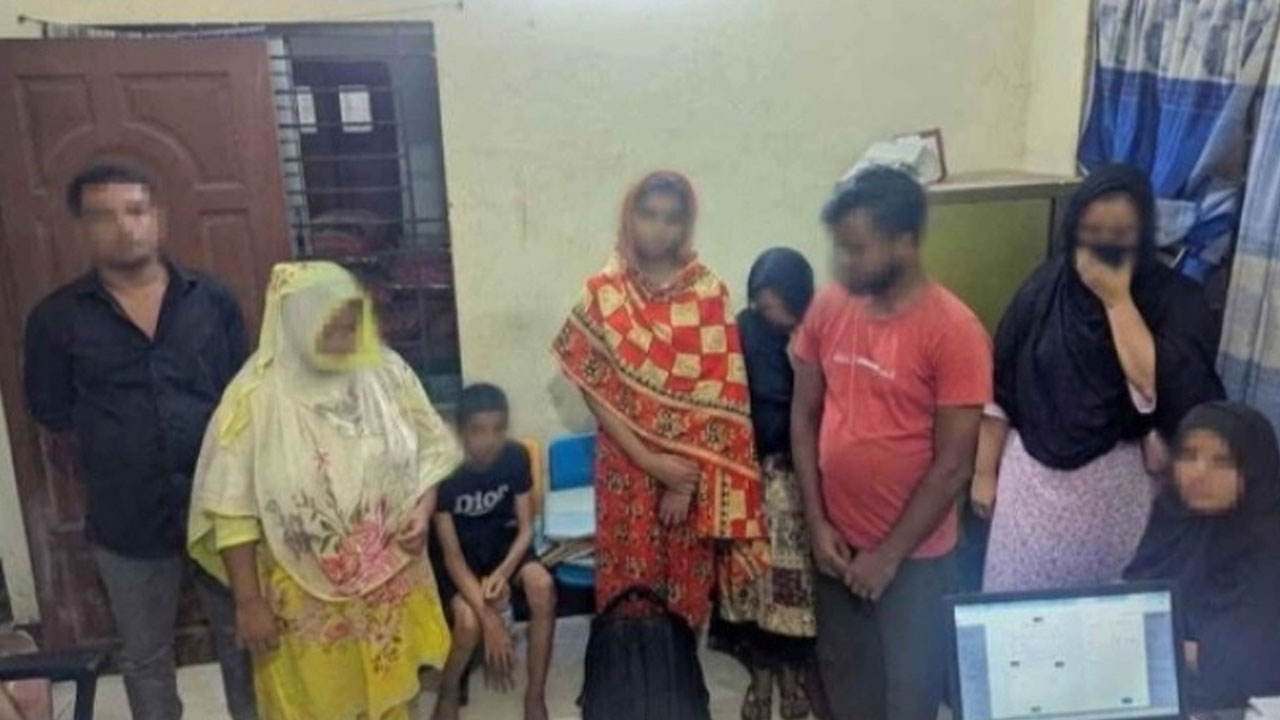 সিলেট সীমান্তে ভারতে অনুপ্রবেশকালে নারী-শিশুসহ ৮ বাংলাদেশি আটক