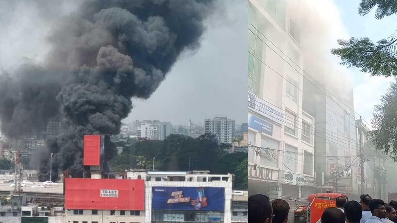ধানমন্ডি ও মহাখালীর দুই ভবনের আগুন নিয়ন্ত্রণে