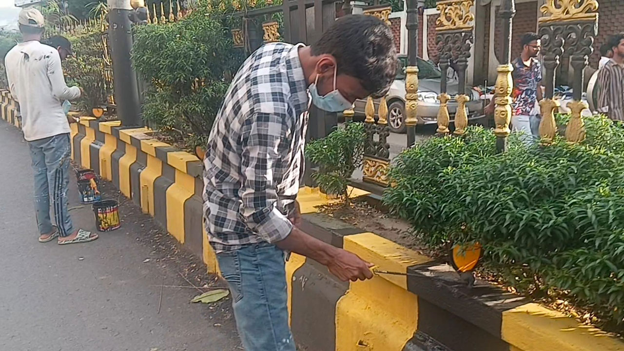 রাষ্ট্রপতির আগমন উপলক্ষে সজ্জিত হচ্ছে সিলেট 