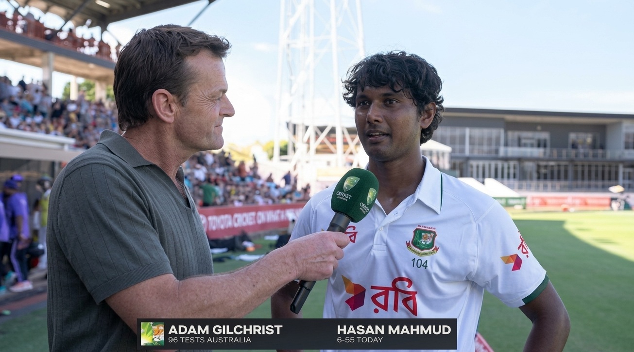 হাসানকে গিলক্রিস্ট, ‘নিশ্চয়ই আপনি অনেক গর্বিত’