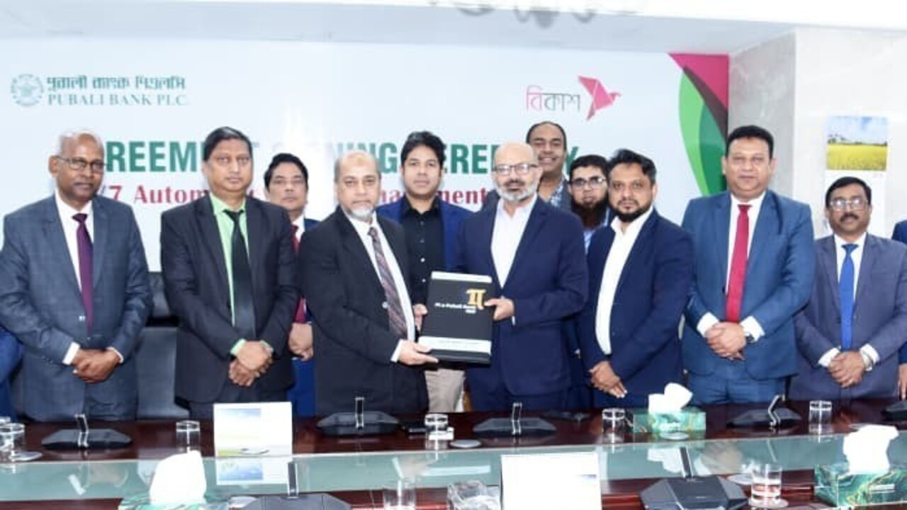 পূবালী ব্যাংক ও বিকাশের অংশীদারত্বে স্বয়ংক্রিয় ক্যাশ সেবা চালু