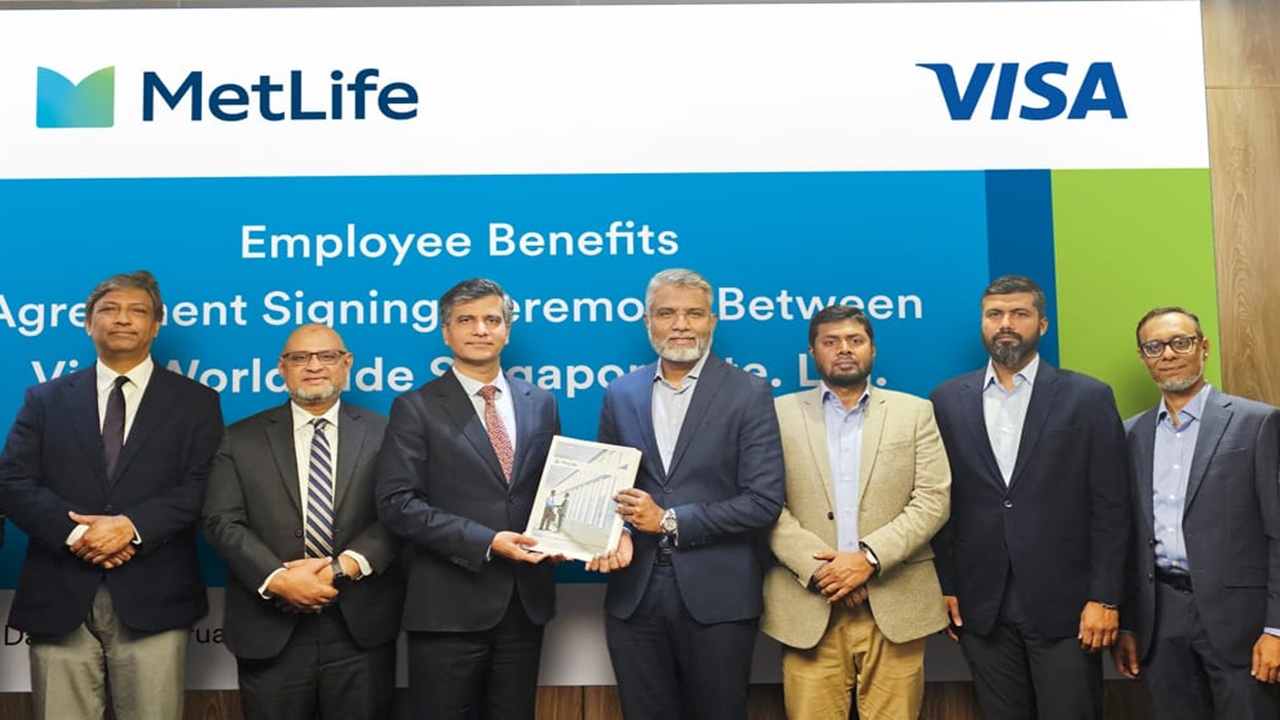 মেটলাইফের বীমা সুবিধা পাবেন ভিসার কর্মীরা