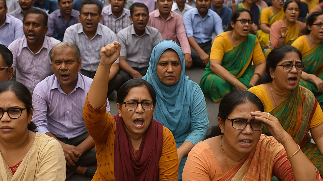 ১১তম গ্রেড বাস্তবায়নের আশ্বাসে প্রাথমিক শিক্ষকদের আন্দোলন স্থগিত