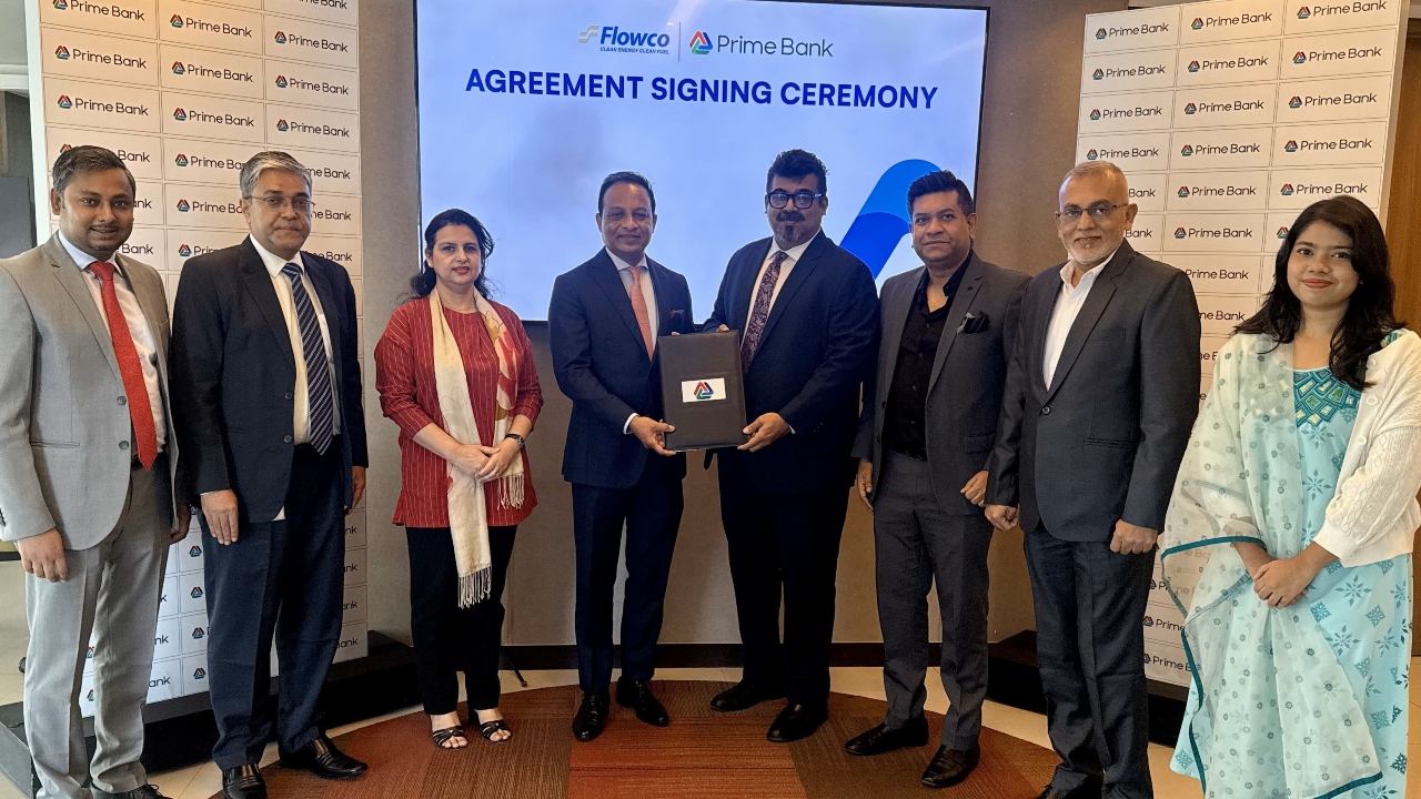 প্রাইম ব্যাংক-ফ্লোকো বাংলাদেশের নতুন চুক্তি স্বাক্ষর