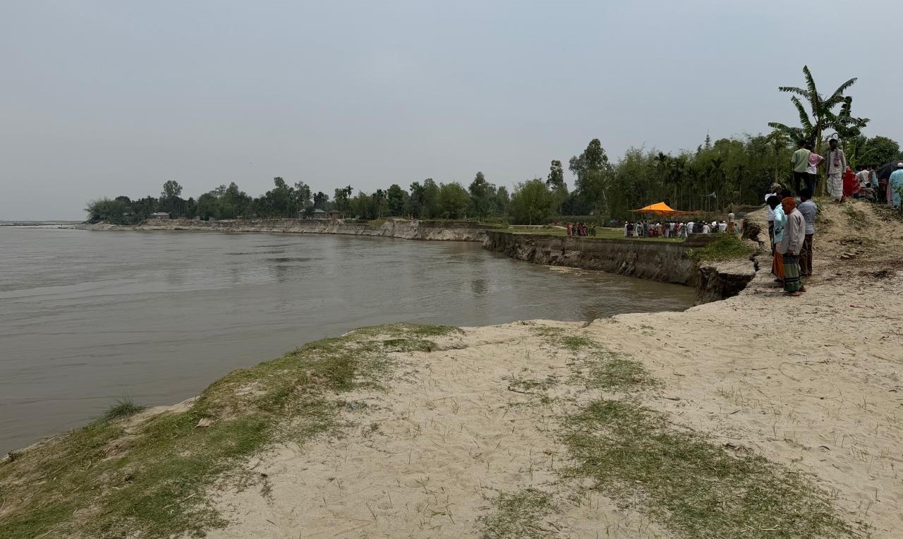 কুড়িগ্রামে পাঁচ নদীর ৩৬ পয়েন্টে ভাঙন, ঘরছাড়া ৫ শতাধিক পরিবার