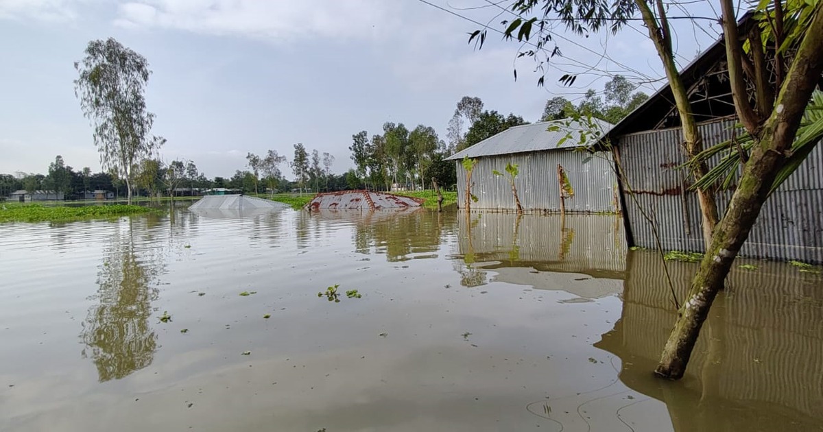 উত্তরাঞ্চলে তীব্র হচ্ছে নদীভাঙন, ৫ জেলায় এখনো পানিবন্দী ২০ হাজার পরিবার