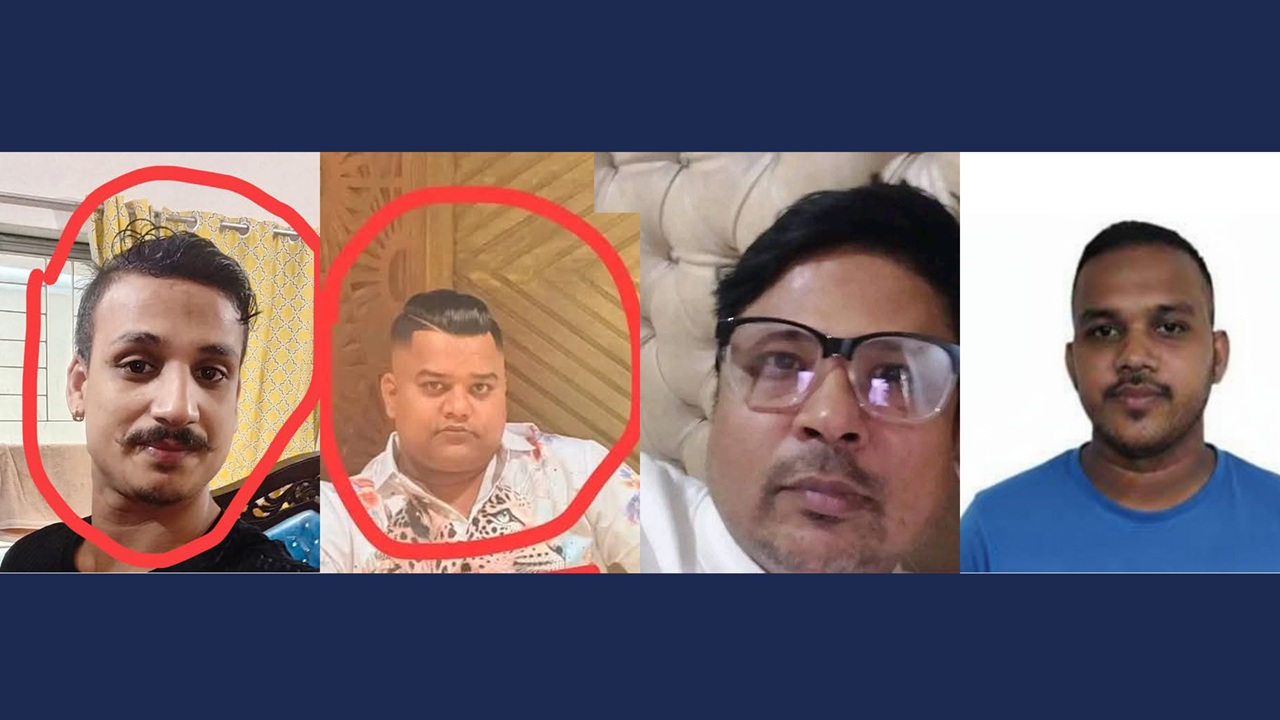 বাম থেকে বুনিয়া সোহেল, পার মনু, চুয়া সেলিম ও পিচ্চি রাজা। ছবি: চরচা
