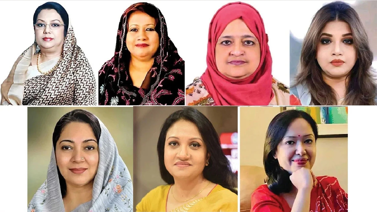 সংসদে যাচ্ছেন যে নারীরা