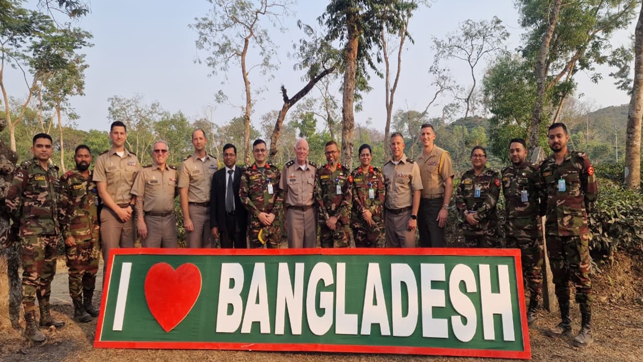 বাংলাদেশ ও মার্কিন সেনাবাহিনীর মধ্যে চিকিৎসা সহযোগিতা জোরদারে সফর