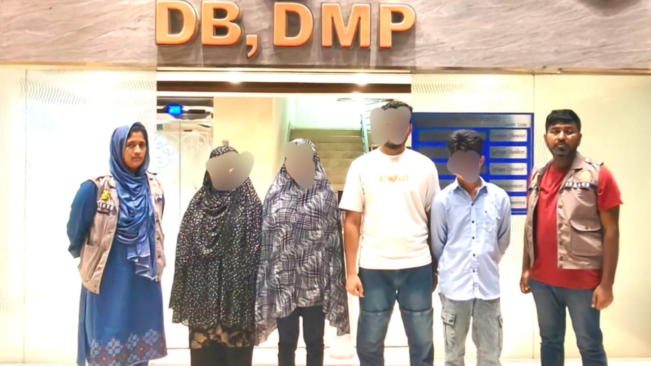 মতিঝিলে মানবপাচার চক্রের ৪ রোহিঙ্গা সদস্য গ্রেপ্তার