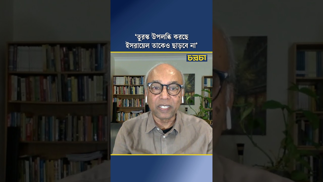 ‘তুরস্ক উপলব্ধি করছে ইসরায়েল তাকেও ছাড়বে না’