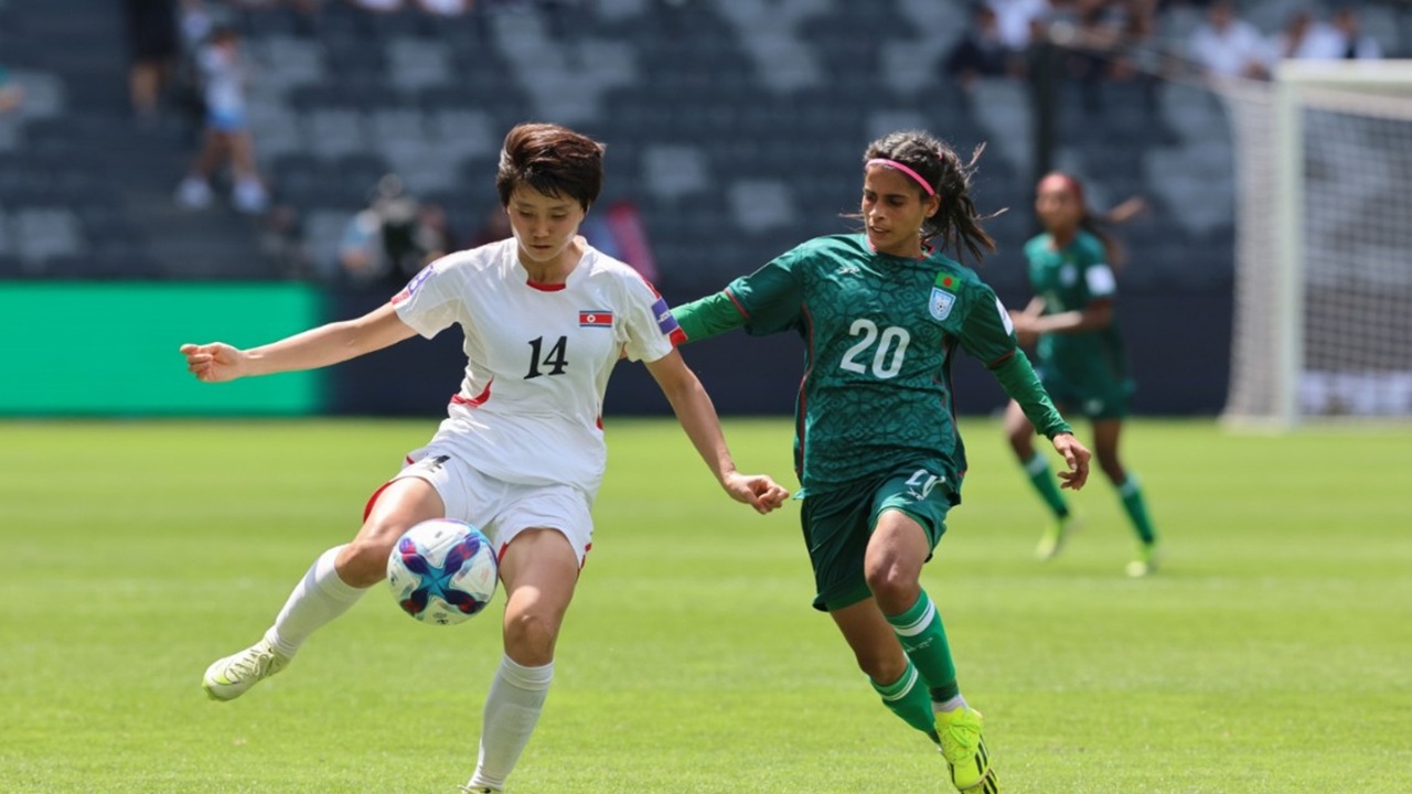 উত্তর কোরিয়ার সঙ্গে বড় হার বাংলাদেশের