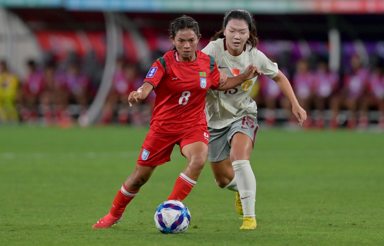 এশিয়ান কাপে লড়াকু অভিষেক বাংলাদেশের মেয়েদের