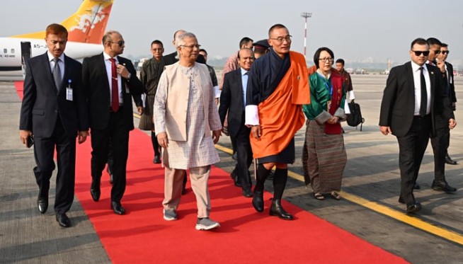 ঢাকায় ভুটানের প্রধানমন্ত্রী শেরিং টোবগে