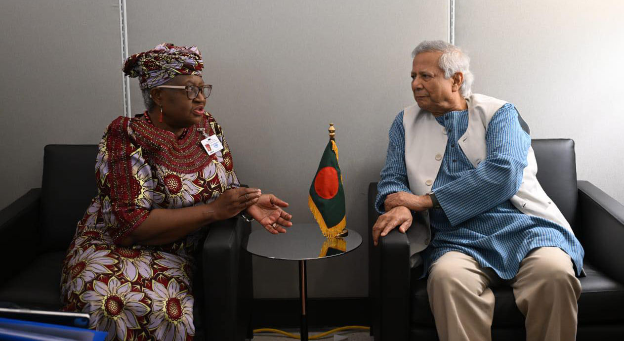 এলডিসি উত্তরণে ডব্লিউটিওর সহযোগিতা চান প্রধান উপদেষ্টা