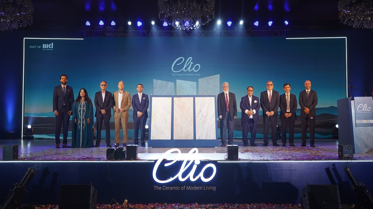 বাংলাদেশে টাইলস ব্র্যান্ড ‘ক্লিও’ লঞ্চ করল মীর সিরামিক