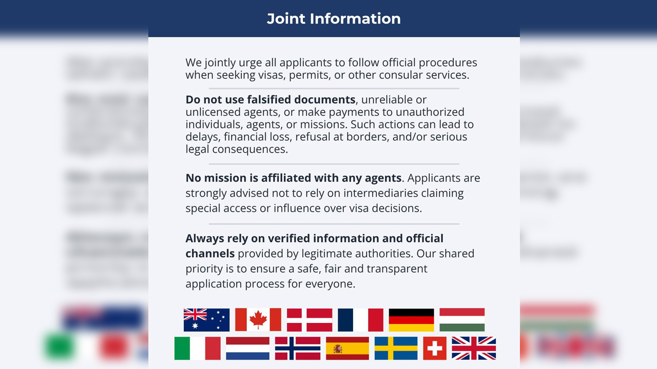 ভিসার ক্ষেত্রে বাংলাদেশিদের সতর্ক করল ১৩ দেশ