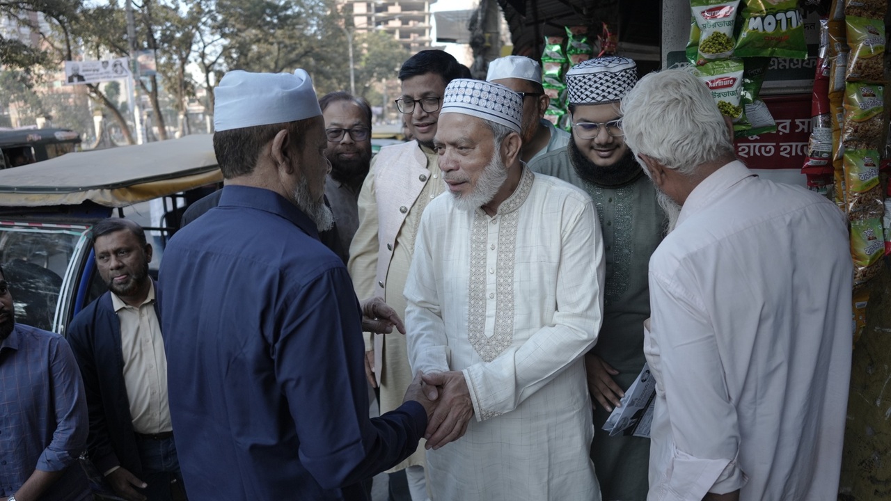 জামায়াতে ইসলামীর প্রার্থী এ কে এম ফজলুল হক। ছবি: ফেসবুক