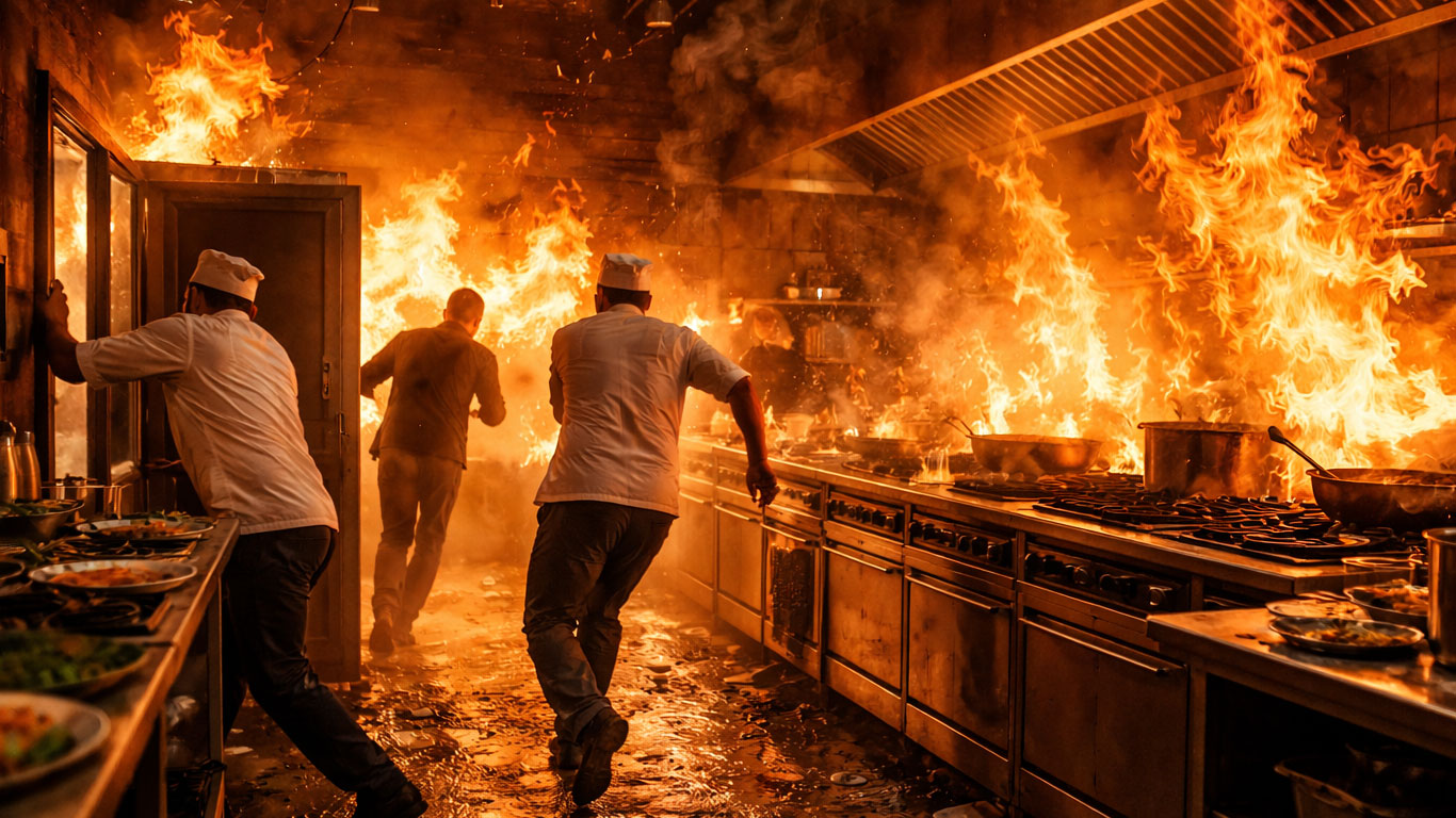 ওয়ারীতে রেষ্টুরেন্টে গ্যাস লিকেজ থেকে বিস্ফোরণ, আহত ৮