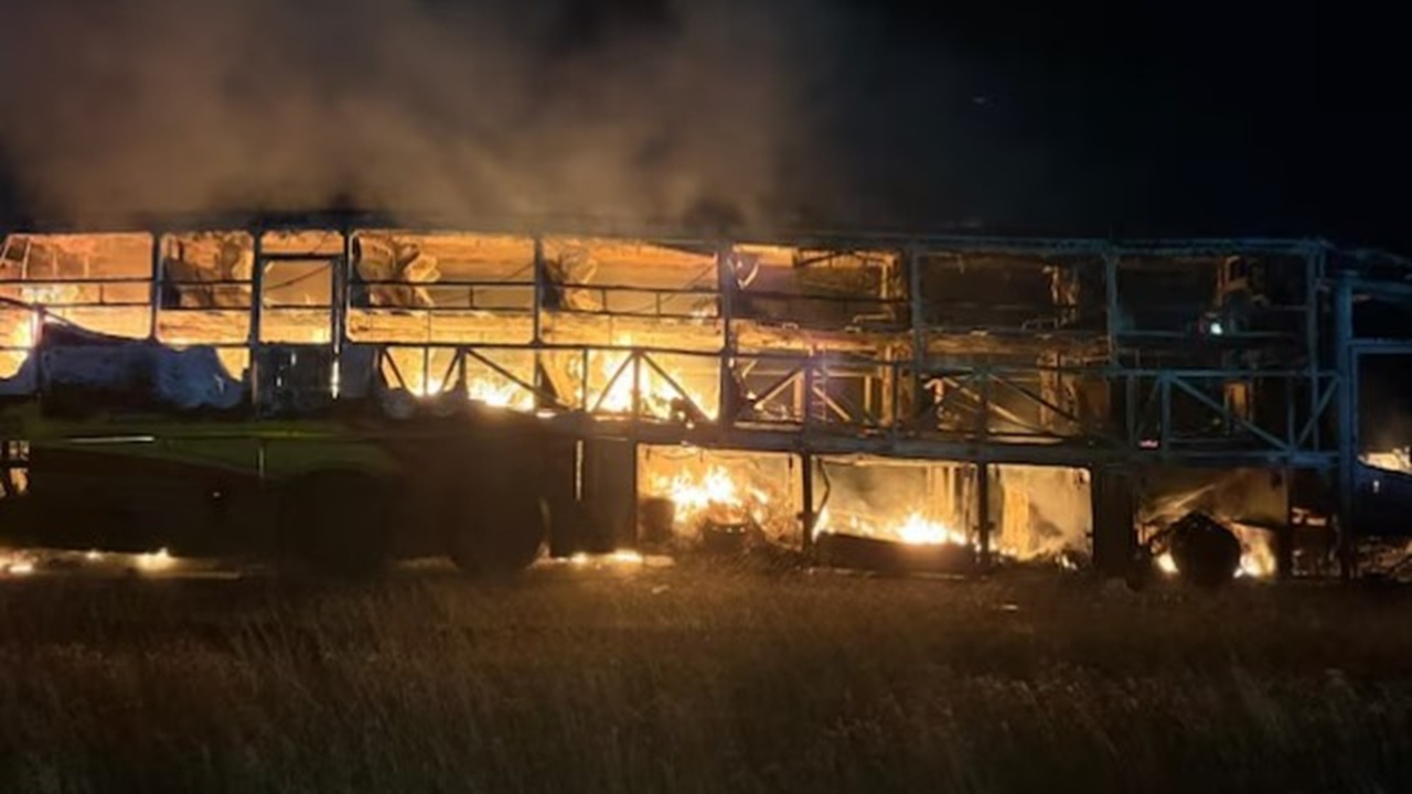 ভারতে মোটরসাইকেলের সঙ্গে সংঘর্ষে বাসে আগুন, নিহত ২০