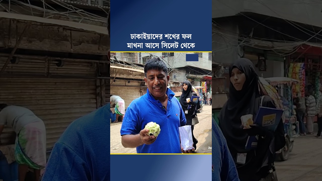 ঢাকাইয়াদের শখের ফল মাখনা আসে সিলেট থেকে