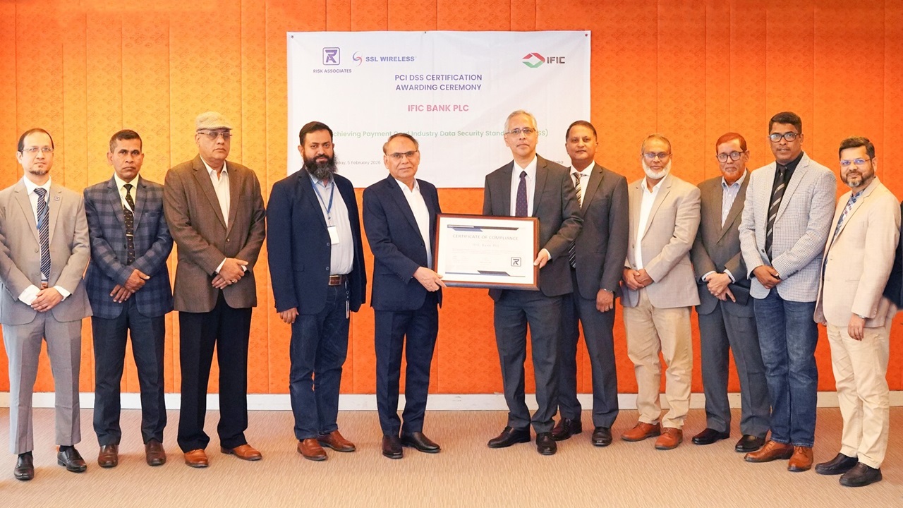 টানা চার পিসিআইডিএসএস সার্টিফিকেট পেল আইএফআইসি ব্যাংক